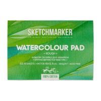 Альбом-склейка для акварели SKETCHMARKER 300 г/м2 12.5 x 18 см 10 л, хлопок, крупнозернистая MP1218300RSM