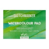 Альбом-склейка для акварели SKETCHMARKER 300 г/м2 21 x 31 см 10 л, хлопок, крупнозернистая MP2131300RSM