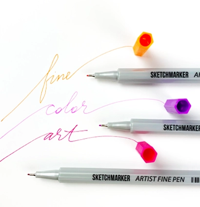 Набор капиллярных ручек SKETCHMARKER Artist fine pen Basic 1 12 цв MPAFP-12BAS1