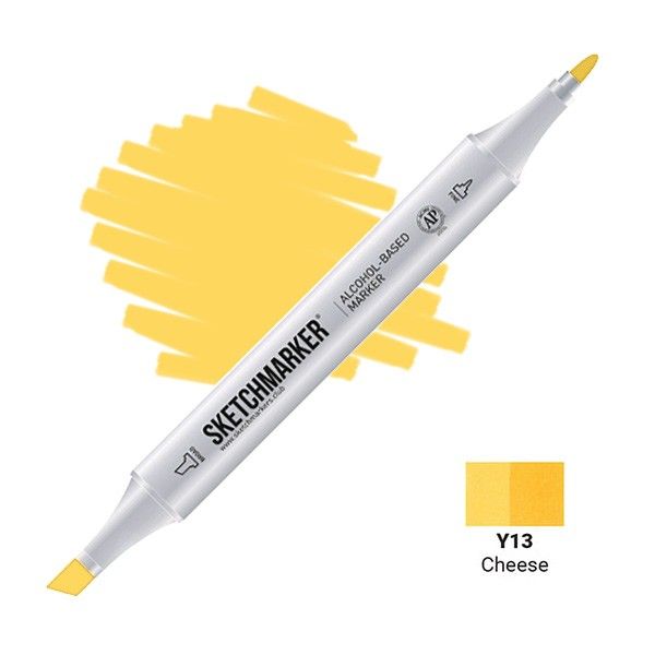 Маркер SKETCHMARKER двухсторонний на спирт.основе Y13 Сыр MPSM-Y13
