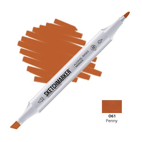 Маркер SKETCHMARKER двухсторонний на спирт.основе O61 Денежный MPSM-O61