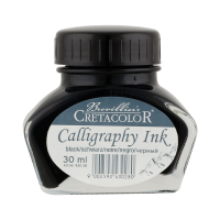 Чернила для каллиграфии CRETACOLOR 30 мл Черный CR43028