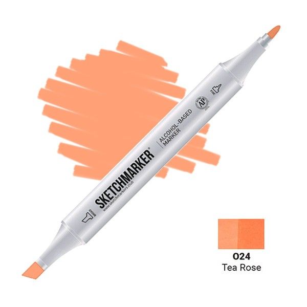 Маркер SKETCHMARKER двухсторонний на спирт.основе O24 Чайная Роза MPSM-O24