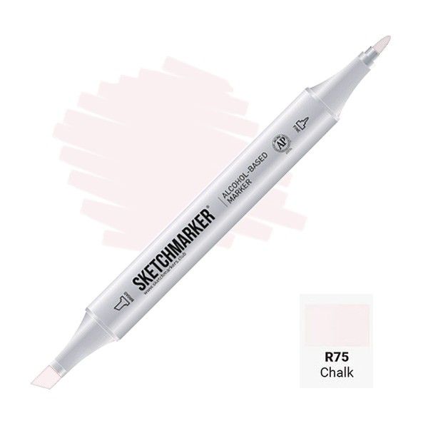 Маркер SKETCHMARKER двухсторонний на спирт.основе R75 Мел MPSM-R75