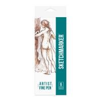 Набор капиллярных ручек SKETCHMARKER Artist fine pen Brown 6 цв MPAFP-6BRWN