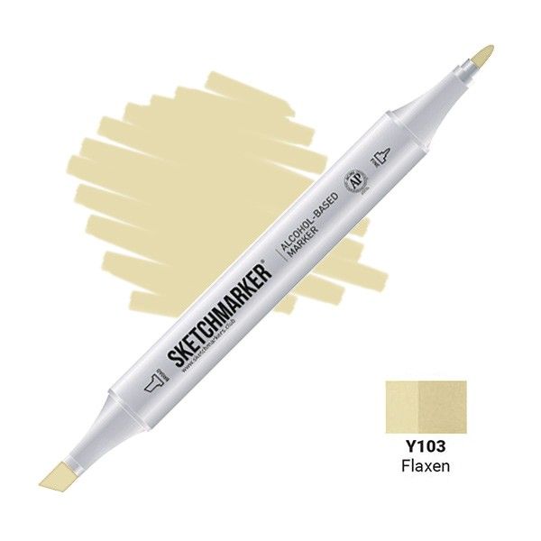 Маркер SKETCHMARKER двухсторонний на спирт.основе Y103 Соломенный MPSM-Y103