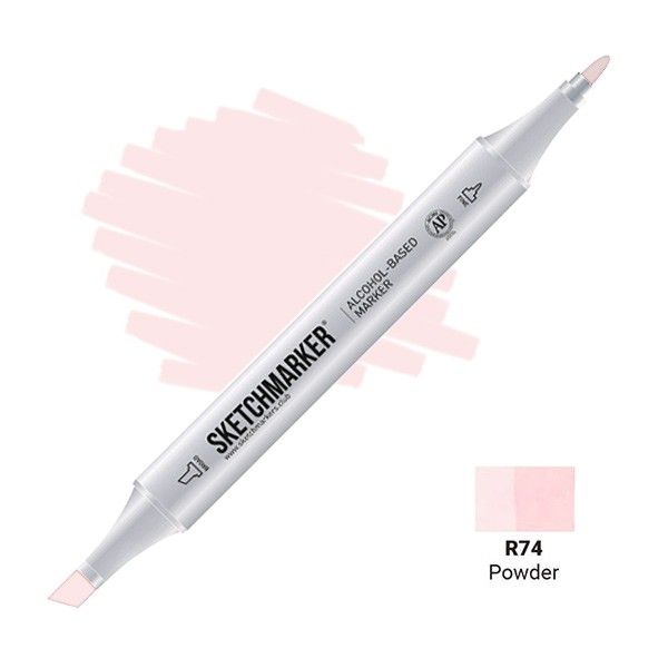 Маркер SKETCHMARKER двухсторонний на спирт.основе R74 Пудра MPSM-R74