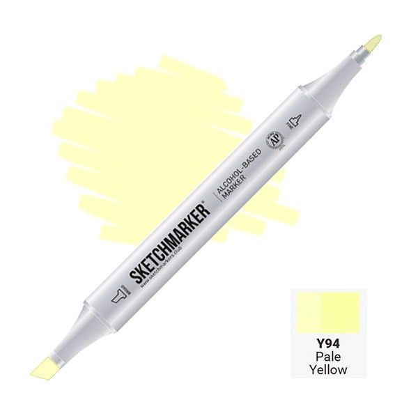 Маркер SKETCHMARKER двухсторонний на спирт.основе Y94 Бледно Желтый MPSM-Y94