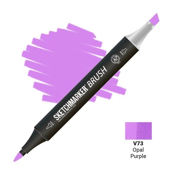 Маркер SKETCHMARKER Brush двухсторонний на спирт.основе V73 Фиолетовый опал MPSMB-V73
