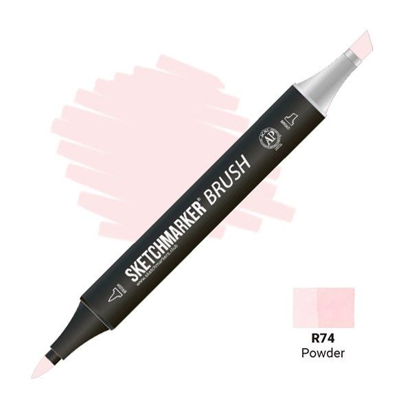 Маркер SKETCHMARKER Brush двухсторонний на спирт.основе R74 Пудра MPSMB-R74
