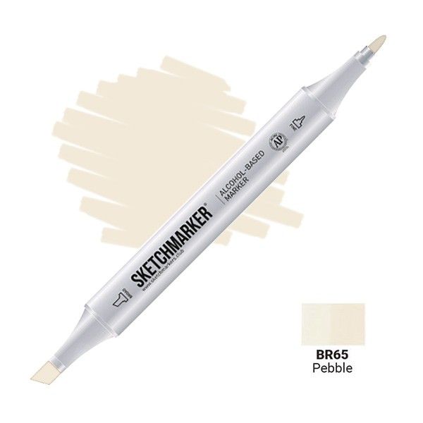 Маркер SKETCHMARKER двухсторонний на спирт.основе BR65 Коричневая Галька MPSM-BR65