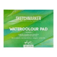 Альбом-склейка для акварели SKETCHMARKER 300 г/м2 31 x 41 см 10 л, хлопок, крупнозернистая MP3141300RSM