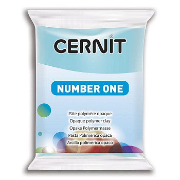 Пластика полимерная запекаемая CERNIT №1 56 г (211 карибский голубой) RH-CE0900056211