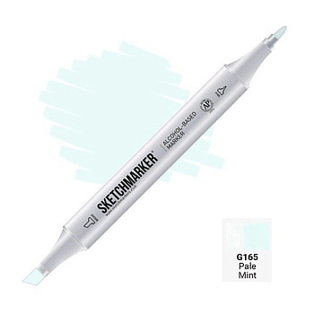 Маркер SKETCHMARKER двухсторонний на спирт.основе G165 Бледная мята MPSM-G165