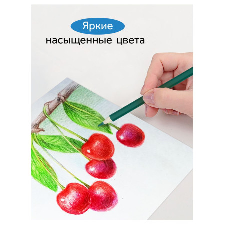 Карандаши акварельные ГАММА "Классические" 18 цв шестигранные, заточен., с кистью, картон, европодвес RE-221118_03_03