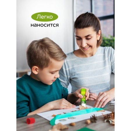 Клей-карандаш ГАММА "Пчелка" 37 г прозрачный, ПВП RE-42021.01.36