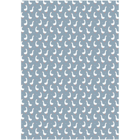 Упаковочная бумага глянцевая MESHU "Гуси" 1л. 70 x 100 см 80 г/м2 RE-MS_53471