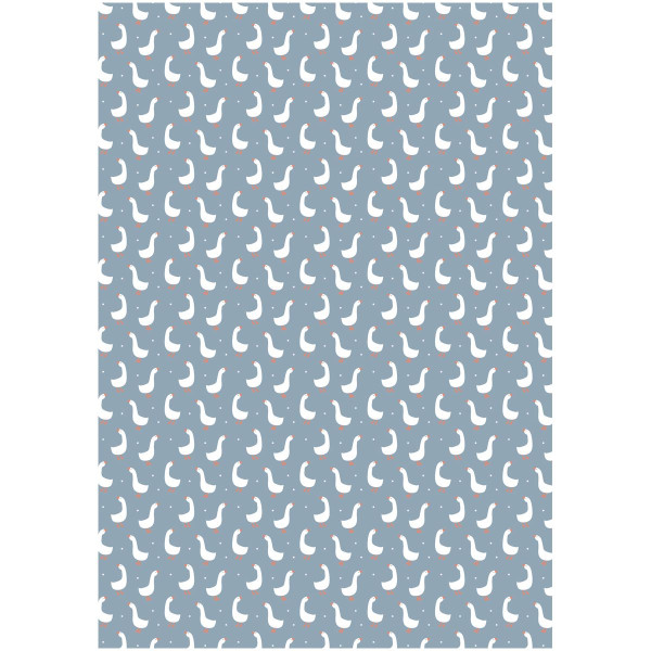 Упаковочная бумага глянцевая MESHU "Гуси" 1л. 70 x 100 см 80 г/м2 RE-MS_53471