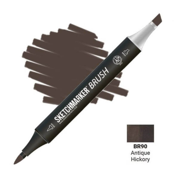 Маркер SKETCHMARKER Brush двухсторонний на спирт.основе BR90 Античный Хикори MPSMB-BR90