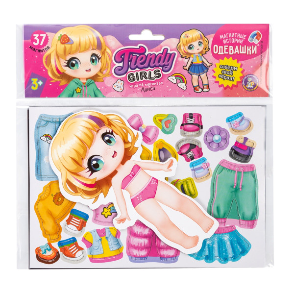 Магнитная игра "Одевашки. Алиса" KOR-05313