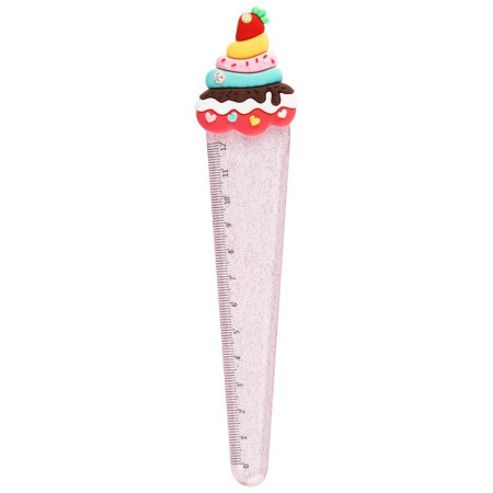 Линейка 12 см MESHU "Cake" с топпером, европодвес RE-MS_36856