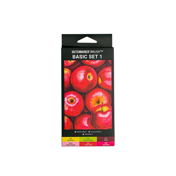 Набор маркеров SKETCHMARKER Brush Basic 1 6 шт MPSMB-6BAS1