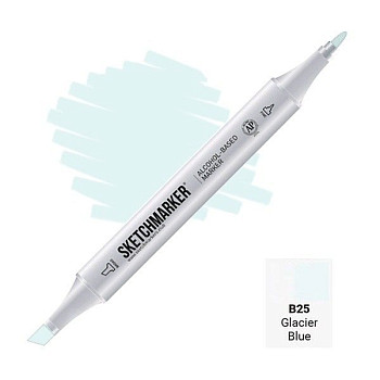 Маркер SKETCHMARKER двухсторонний на спирт.основе B25 Голубой ледник MPSM-B25