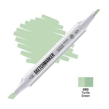Маркер SKETCHMARKER двухсторонний на спирт.основе G83 Зеленая черепаха MPSM-G83