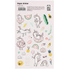 Наклейки бумажные MESHU "Unicorn rest" 12 x 21 см RE-MS_41645
