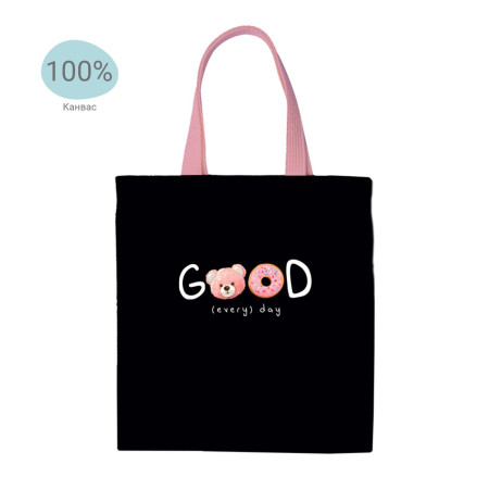 Сумка-шоппер MESHU "Good" 33 x 40 см, канвас RE-MS_50133