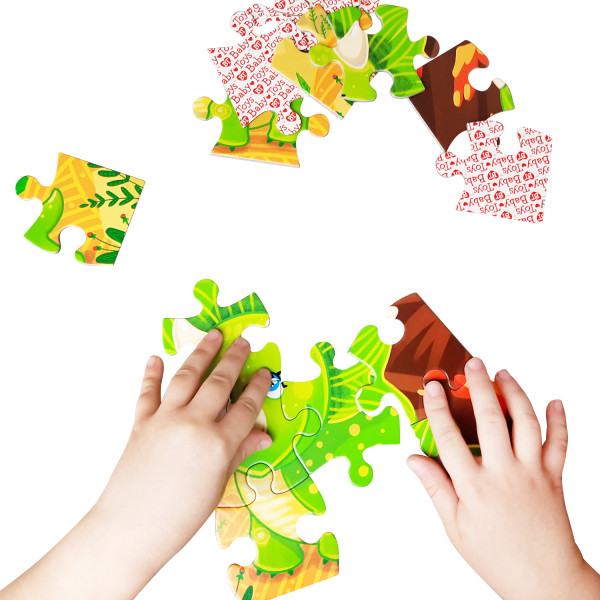 Пазл Baby Toys. First Puzzle 16 "Динозаврик" KOR-04292