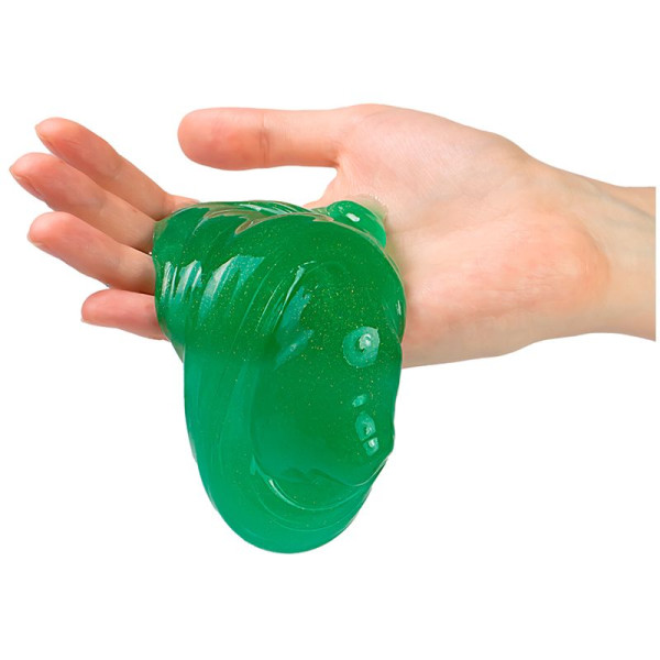 Слайм Slime "Jungle. Голаго" зеленый с золотым глиттером 130 г AS-S300-23