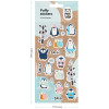 Наклейки объемные MESHU "Cute friends" 10 x 19 см RE-MS_36957