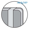 Скетчбук MayArt 110 г/м2 A5 210 x 148 мм 160 стр, с резинкой MA00061