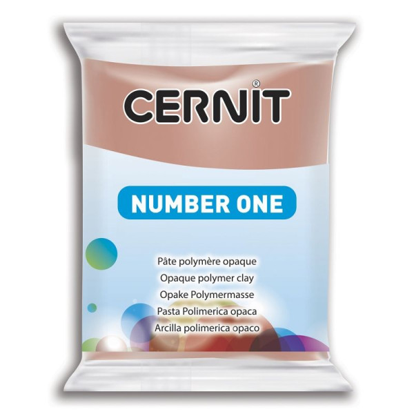 Пластика полимерная запекаемая CERNIT №1 56 г (812 светло-коричневый) RH-CE0900056812