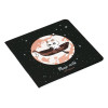 Записная книжка 170 x 170 мм 40л. MESHU "Magic world" 80 г/м2 на скрепке, soft-touch, тиснение фольгой, без линовки RE-MS_53367