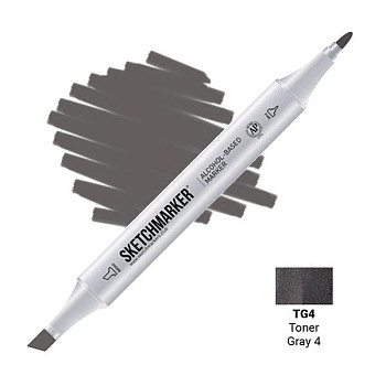 Маркер SKETCHMARKER двухсторонний на спирт.основе TG4 Тонированный серый 4 MPSM-TG4