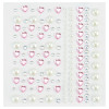 Наклейки-стразы MESHU "Pink shine" 16 x 10.5 см RE-MS_52674