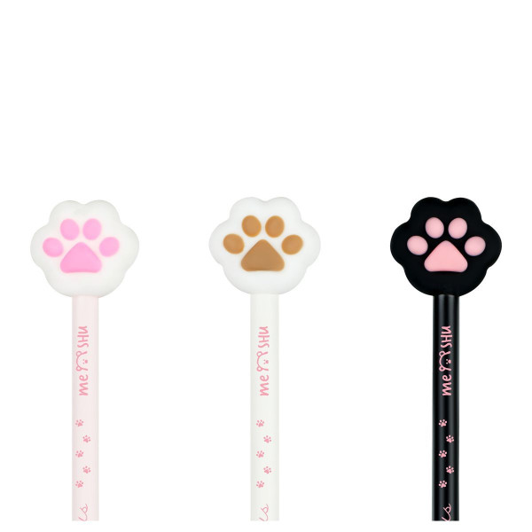 Ручка шариковая MESHU "Cute Paws" синяя, 0.5 мм, корпус ассорти RE-MS_51300