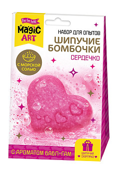 Набор для опытов "Шипучие бомбочки. Сердечко" KOR-05584