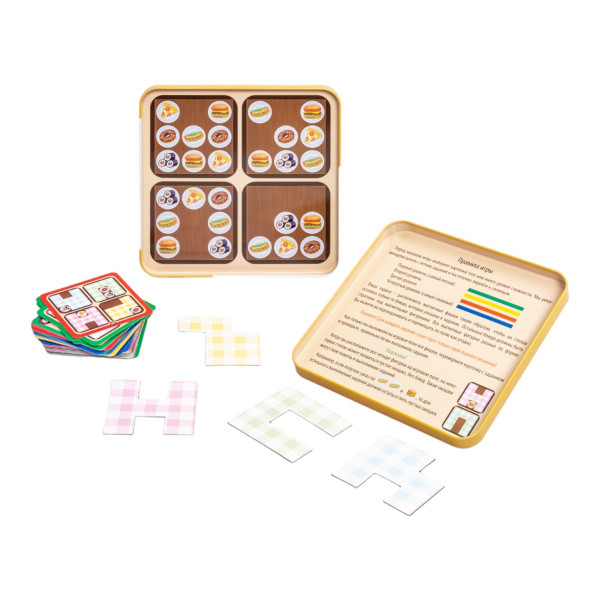 Магнитная игра "Веселый официант" в жестяной коробочке KOR-04950