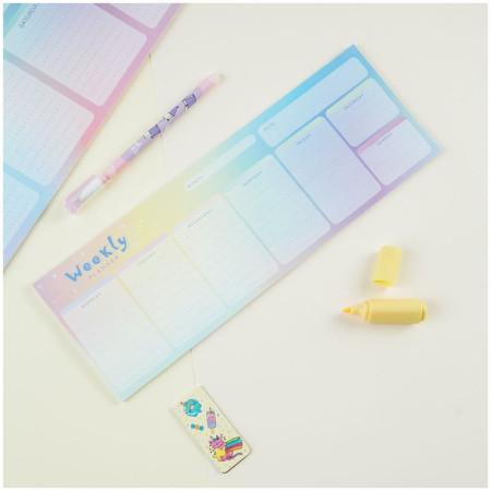 Планер на неделю MESHU "Candy color" 297 x 105 мм, на склейке RE-MS_46578