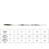 Кисть круглая KUM French Aqua синтетика №4 KUM-5144011