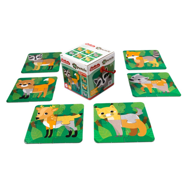 Пазл Baby Toys 24 maxi "Животные леса" KOR-04689