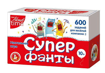 Настольная игра: Десятое Королевство Aктив time "Суперфанты" 600 заданий KOR-04307