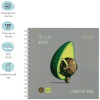 Скетчбук 60л. 150 x 150 мм MESHU "Avocadreams" 120 г/м2, на гребне RE-MS_44873