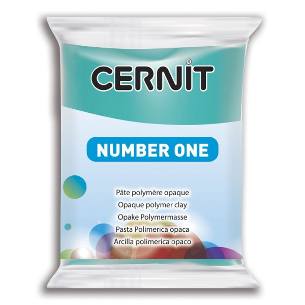Пластика полимерная запекаемая CERNIT №1 56 г (676 бирюзовый) RH-CE0900056676