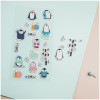 Наклейки объемные MESHU "Cute friends" 10 x 19 см RE-MS_36957