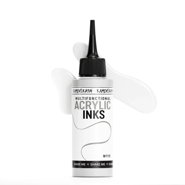 Чернила акриловые Kamenskaya Ink 100 мл W1119 Белый K-00-00000824