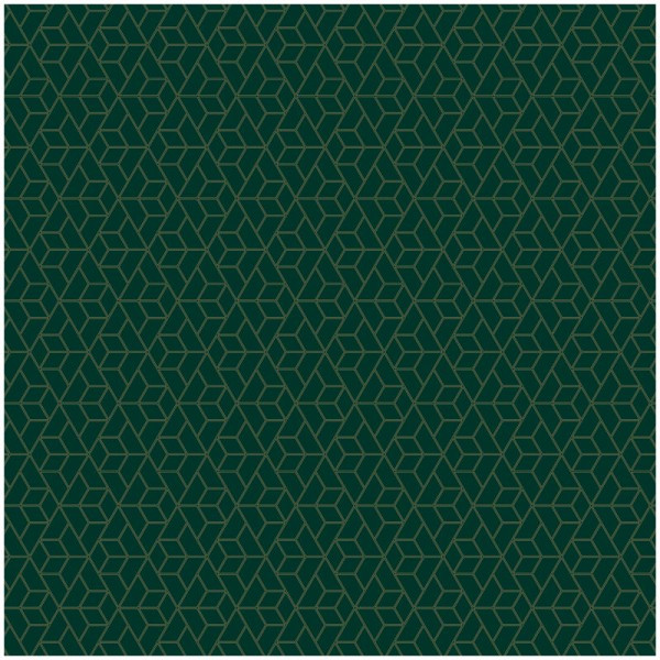 Упаковочная бумага глянцевая MESHU "Dark green" 1л. 70 x 100 см 90 г/м2 RE-М100_41102